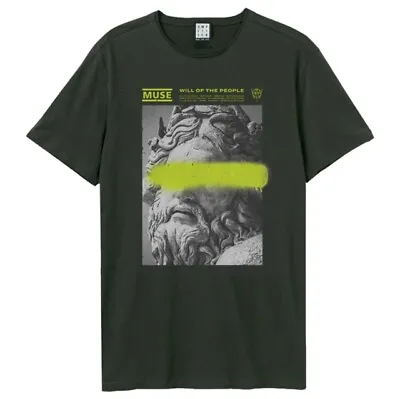 Muse Graffiti Amplified Vintage Charcoal  T Shirt • $27.39