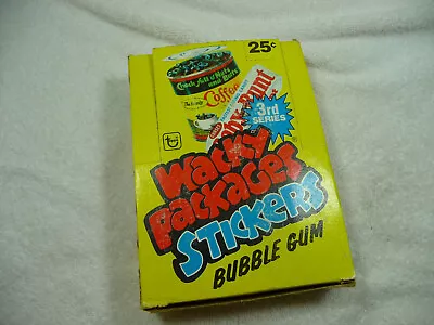 1980 Topps Wacky Packages Cards In Box 3rd. Series • $150