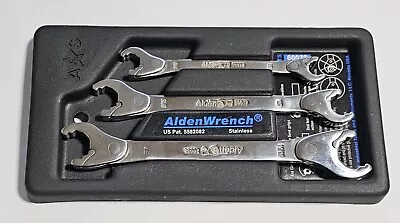 Alden Wrench SAE Open End Stainless Ratchet Set 3/87/161/29/165/811/16 • $60