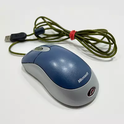 Microsoft Optical Mouse USB & PS/2 Compatible (PN:X08-72983) Blue • $7.77