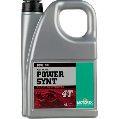 Motorex Power SYNT 4T Full Synthetic 4-Stroke Engine/Motor Oil (10W-50) 4 Liter • $74.15