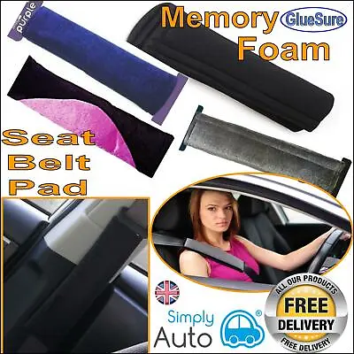 £3.49 • Buy Memory Foam Car Seat Belt Safety Pad Shoulder Strap Cover Cushion Rucksack Bags
