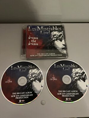 £7.99 • Buy Les Miserables LIVE ! 25th Anniversary 2010 Cast - 2 CDS Set