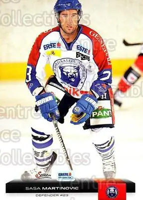 2012-13 Erste Bank Eishockey Liga EBEL #58 Sasa Martinovic • $1.46