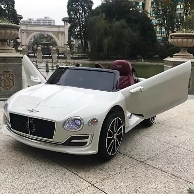 £179.99 • Buy New Licensed Bentley EXP12 12v Ride On Kids Electric Toy Car With Remote - White