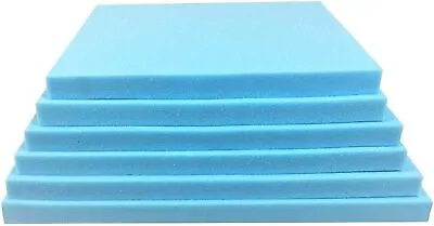 Tailored Upholstery Bliss High-Density Blue Foam Sheets-Cut Size Preferences • £10.99