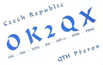 £2.99 • Buy 1 X QSL Card Radio Czech OK2QX Prerov 2002 ≠ S873