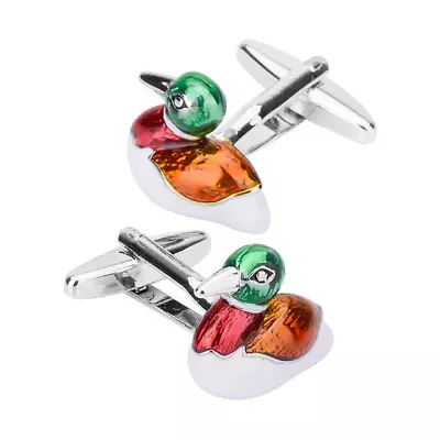 Mandarin Duck Cufflinks • £34.99