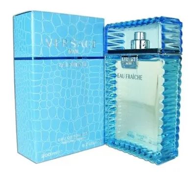 Versace Eau Fraiche Men 6.7 Oz 200 Ml Eau De Toilette Spray Box Sealed • $72.90