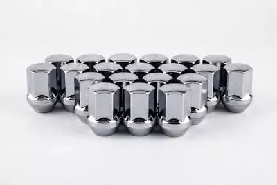 Set 20 9/16  Chrome Lug Nuts 7/8  Hex For Dodge Ram Trucks Large Seat W1916LS • $55