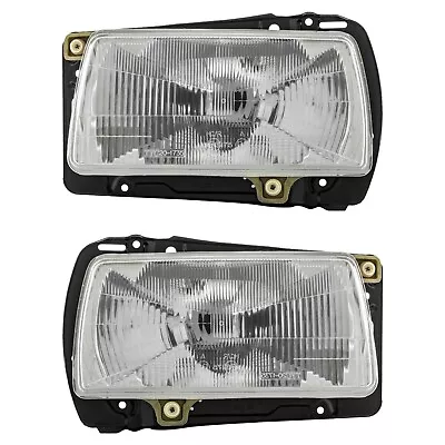 ✅ Original Look Euro E-Code Headlight Set VW Jetta Mk2 FREE SHIPPING ✅ • $245