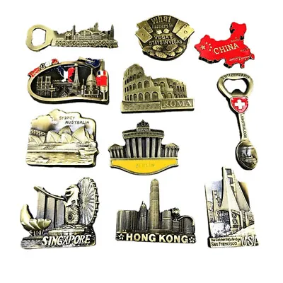 2023 Europe Asia Travel Souvenir Gift Metal Fridge Magnets • £5.39