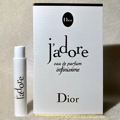 Dior J'adore Infinissime Eau De Parfum Sample Spray .03oz 1ml New In Card • $7.91