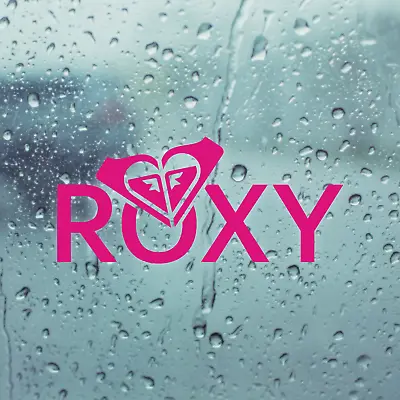 ROXY Die Cut Pink Vinyl Decal/Sticker 5.8 In X 2.6 In Surfer Girl Car Window • $3.45