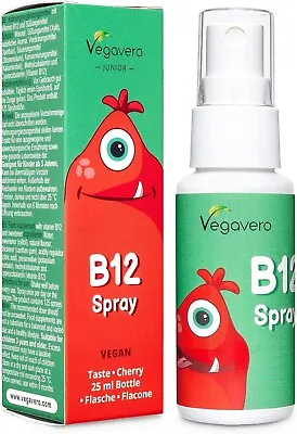 Vitamin B12 For Kids Spray | Natural Cherry Flavour - NO Artificial Additives... • £19.78