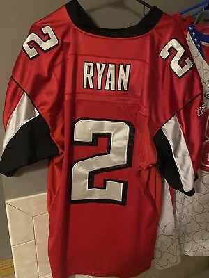 Matt Ryan Red Atlanta Falcons #2 Authentic NFL Football Jersey Size 54/XXL • $48.99