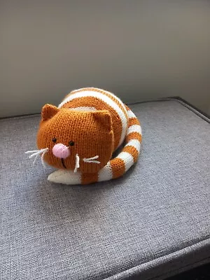 Hand Knitted Cat - Soft Toy - Unique Gift • £14.99