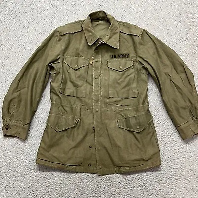 US Army Jacket Shell Mens S Green Military Uniform M-1951 M-51 Field Coat • $49.99