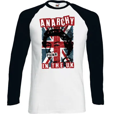 Anarchy In The UK T-Shirt Clash Mens Punk Rock Union Jack • £12.95