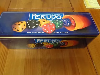 Perudo The Classic Game Of Liar Dice Set - 2002- Rare Tin Complete Free P=p • £14.99