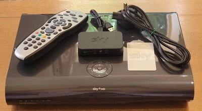 £24.99 • Buy Sky+ Hd Satellite Dvb Box 1tb, Drx895-c, Remote, Power Lead & Sd501 Wifi Adaptor