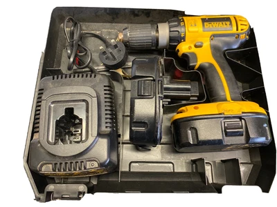 £16 • Buy Dewalt Dc725 18v Cordless Drill Type 10. With Charger And Two Batteries
