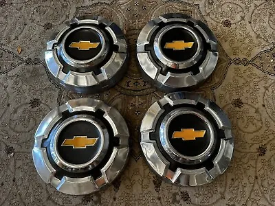 Vintage 1967-72 Chevy Truck 1/2 Ton Dog Dish Poverty Hubcaps Wheel Covers C10 • $699.99