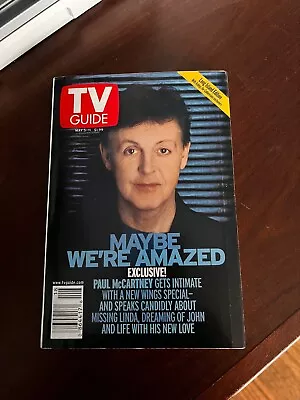Paul McCartney TV Guide May 5 2001 • $7