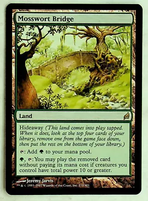 Mosswort Bridge - Lorwyn  Ed. - 2007 -Magic The Gathering Card • $2.29