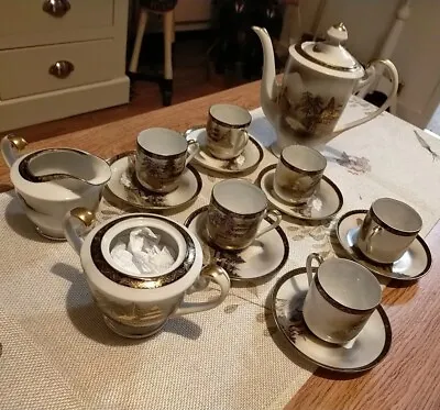 1950's Soko Japenese Eggshell  Porcelain   Coffee Set  • £9