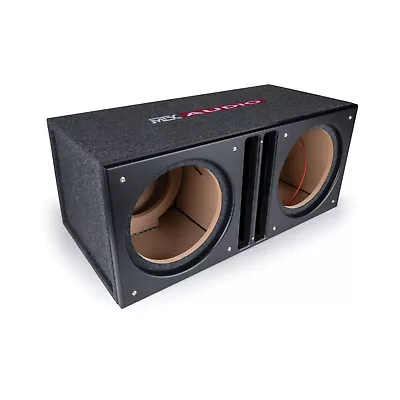 MTX AUDIO SLH12X2 Sledgehammer Unloaded Enclosure For Dual 12  Round Subwoofers • $209.99