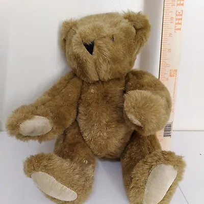 The Vermont Teddy Bear Company Brown  Jointed  Stuffed Plush Teddy Bear D • $18.99