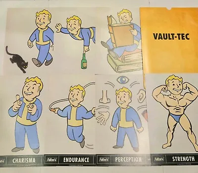 Fallout 4 Vault Tech Special Edition 7 Art Cards Limited Issue Opened Box New • $74.99