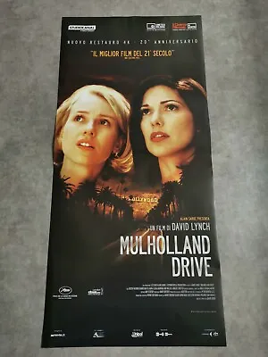 MULHOLLAND DRIVE 4K Original Movie Poster 12x27  Italian DAVID LYNCH WATTS  • $39