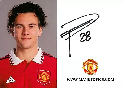 Facundo Pellistri Signed Manchester United Original Man Utd Club Card Autograph • £49.99