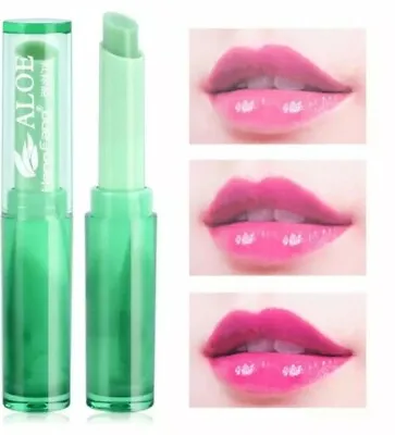 £9.99 • Buy Natural Healthy Moisture Magic Lipstick Temperature Change Color Aloe Lip Balm D