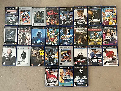 £10.50 • Buy 27 X BOXED PS2 GAMES BUNDLE | Very Good Condition