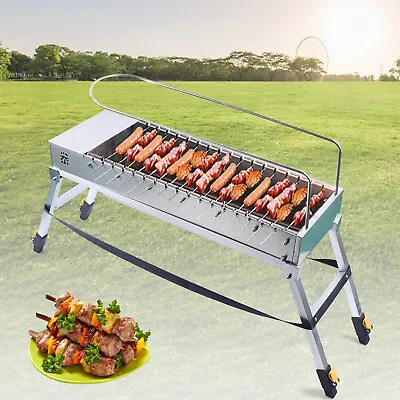 20 Skewer Automatic Rotating BBQ Barbecue Grill Attachment Rack W/ USB Port • $79.80