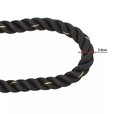 Battle Rope Dia 3.8cm X 9M Length Poly Exercise Workout Strength Training • $93.80