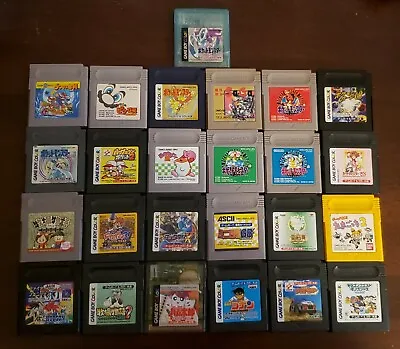 Japanese Game Boy Games W/ New Battery Lot You Choose (Pocket Monsters Etc) • $10