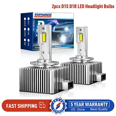 SUPAREE D1S D1R LED Headlight Bulb 150W 30000LM 6500K Cool White HID Replace Kit • $45.99