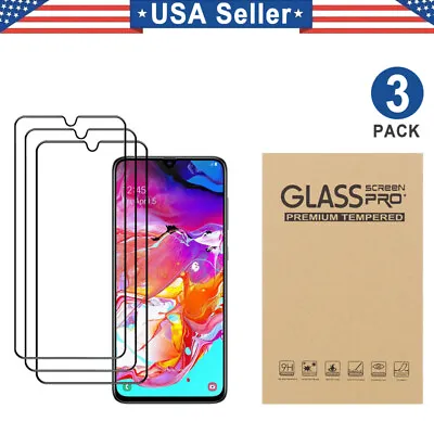 3PK Tempered Glass Samsung Galaxy A03S A04e A12 A13 A14 A23 A33 A42 A52S A53 A54 • $3.99