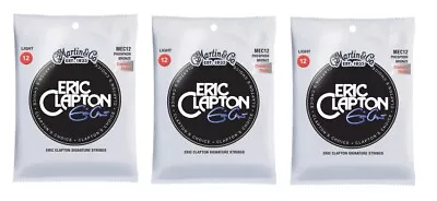 Martin MEC12 Clapton's Choice Phosphor Bronze Acoustic Strings Light (3-Pack) • $20.97