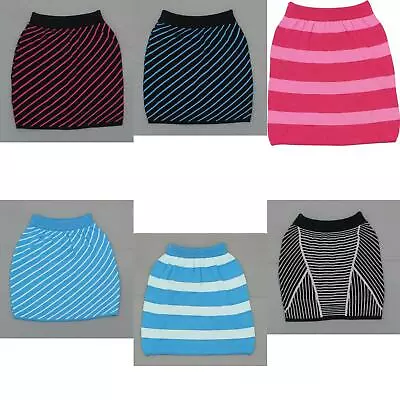 NEW Adore Women's Striped Sweater Knit Mini Skirt Small Medium Large • $6.75