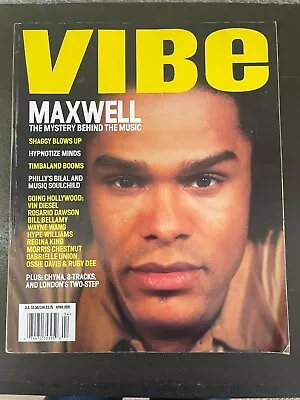 Vibe Magazine Maxwell April 2001 • $20