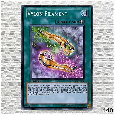 Vylon Filament - GENF-EN057 - Common 1st Edition Yugioh • $1.63