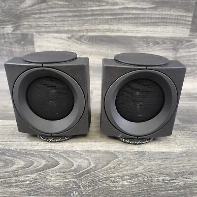 Wharfedale Modus Cube Speakers Black Working For Hifi Or Home Theatre Bookshelf • £34.95