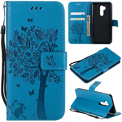 Case For LG K10 K8 V20 V30 Q8 Embossing PU Leather Flip Wallet Case Phone Cover • £5.51