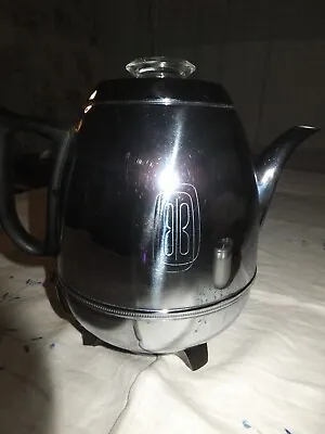 Vintage General Electric GE Pot Belly Coffee Percolator 18P40 USA 50's MCM Works • $69