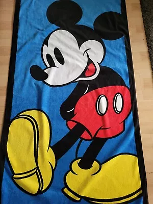 Disney Store Mickey Mouse 100% Cotton Beach Towel • £4.99